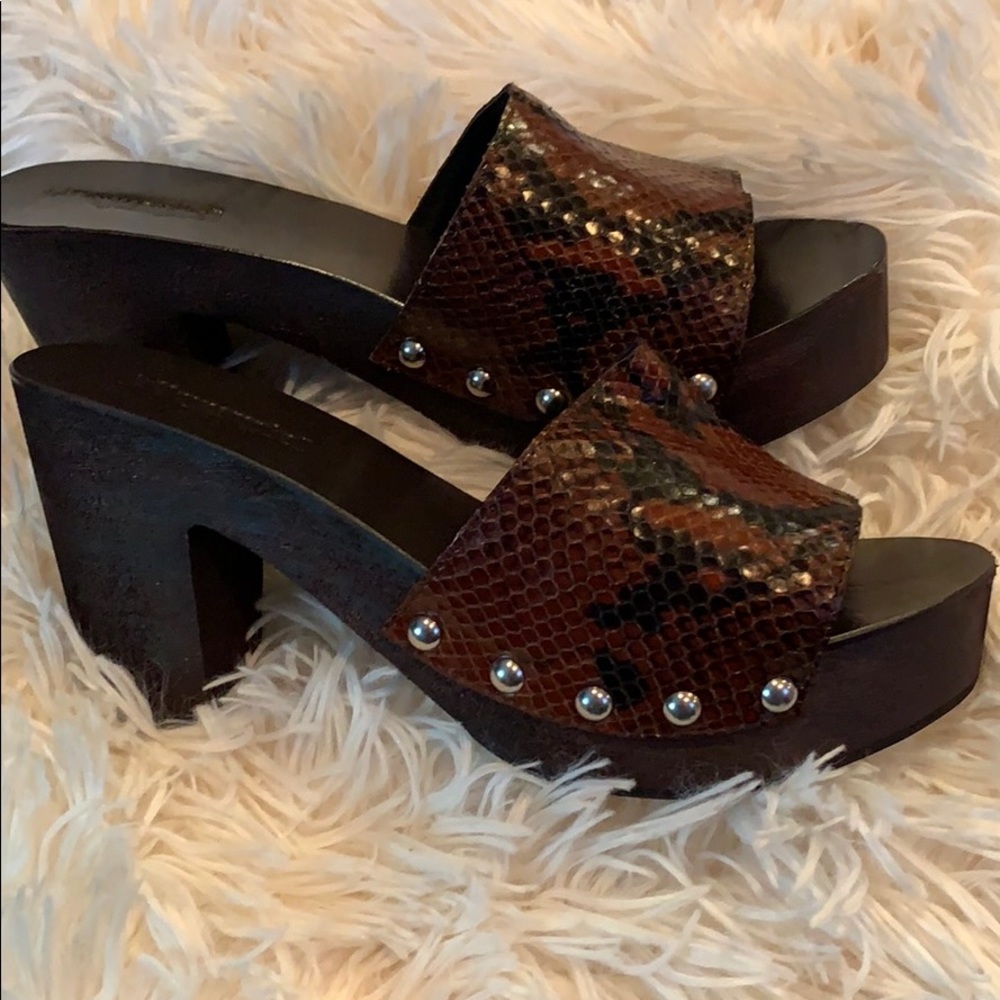 Jeffery Campbell Dlight Block Heel Clog - image 1